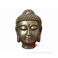 Casting brass buddha head statue